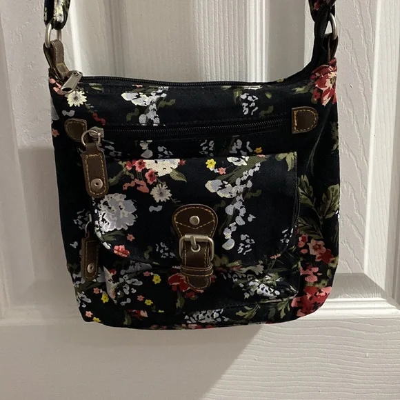 Flowered crossbody bag - Picture 2 of 3